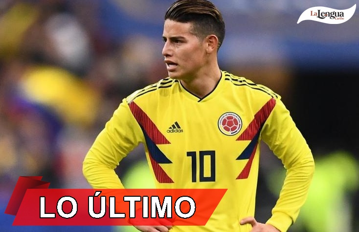 Otra baja para la tricolor, James Rodríguez fue desconvocado para las Eliminatorias