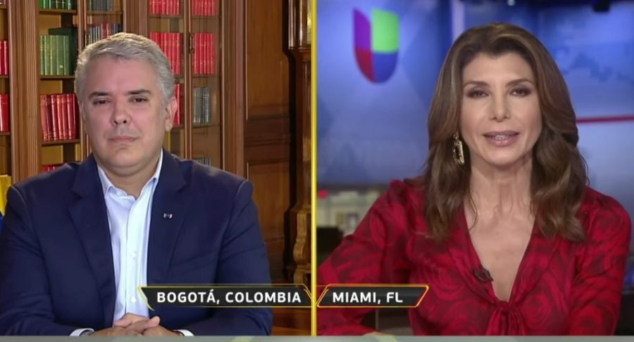 “Yo nunca he sido títere de nadie”: Duque le exigió respeto a periodista en plena entrevista