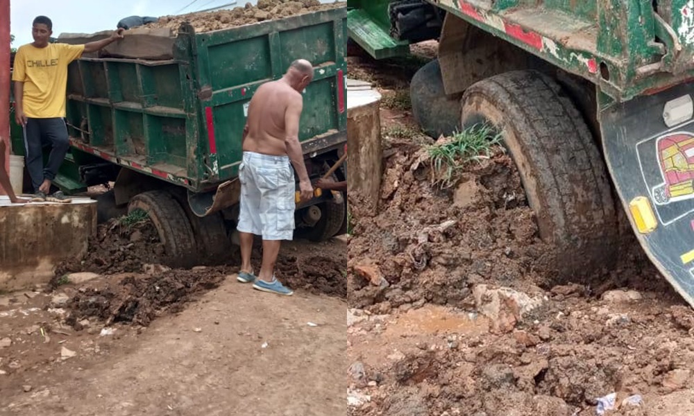 Calles del barrio Brisas del Sinú en Lorica están intransitables