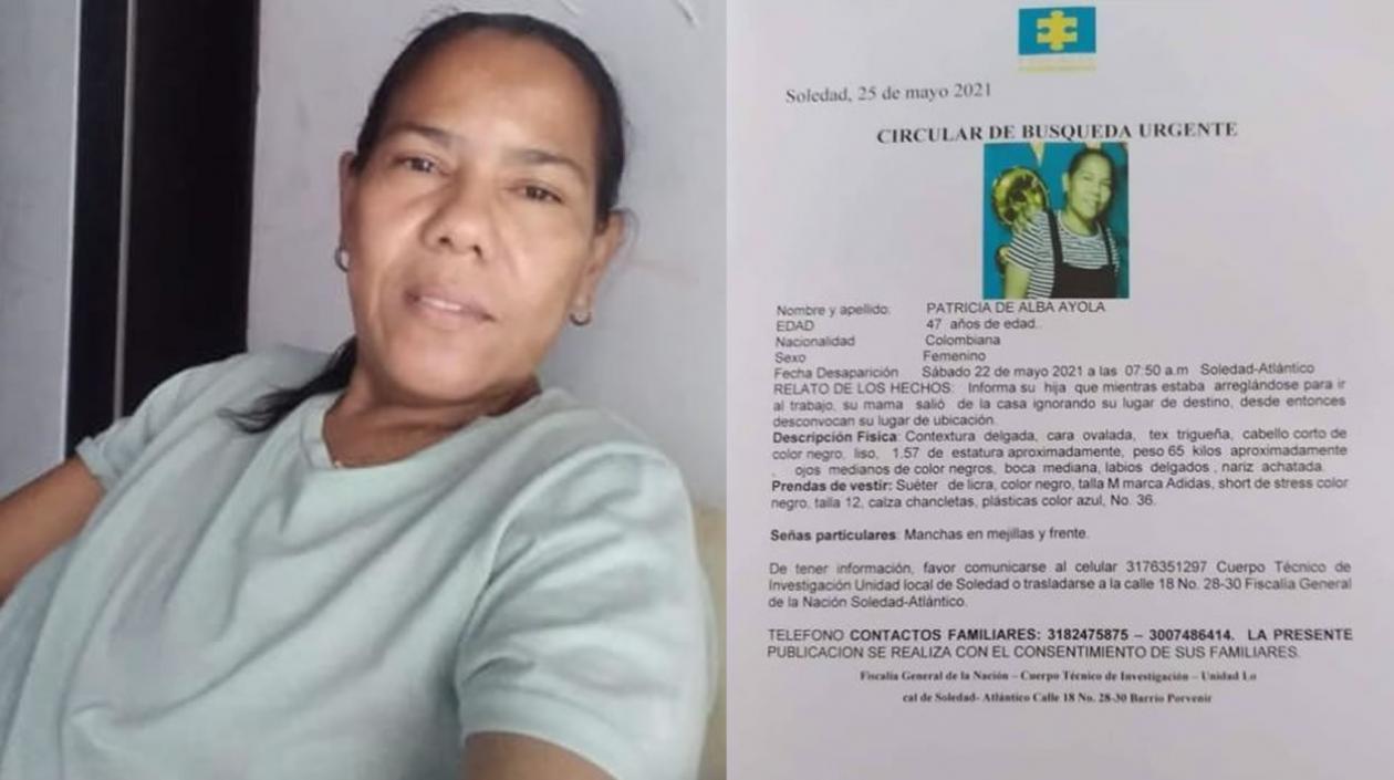 Alba Ayola se encuentra desaparecida en Soledad, familiares están desesperados