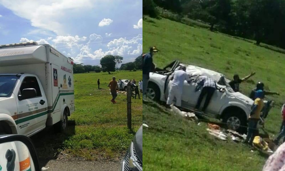 Carro se salió de la vía en Tierralta, un menor era trasportado en el vehículo