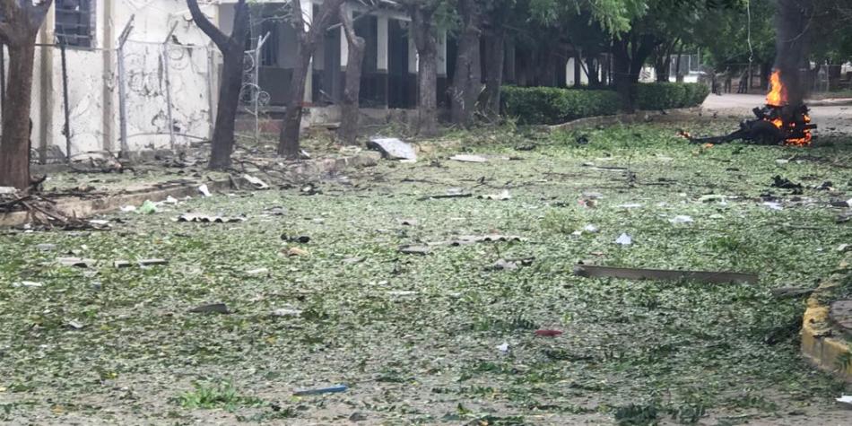 Explotó carro bomba dentro del batallón de Cúcuta, hay varios heridos