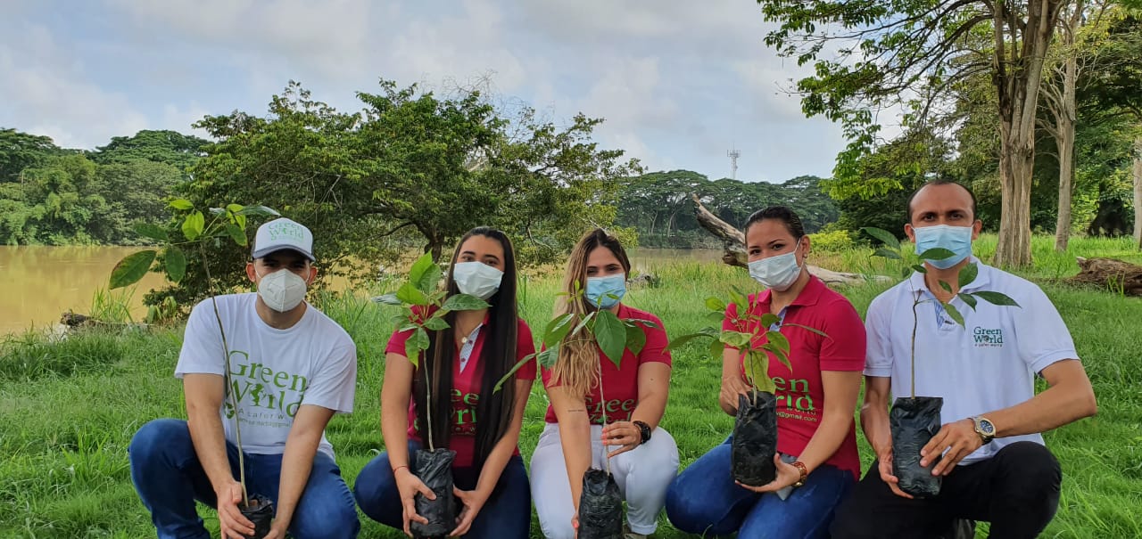 ¡Todo por el ambiente! Fundación Green World inició reforestación en riberas del río Sinú