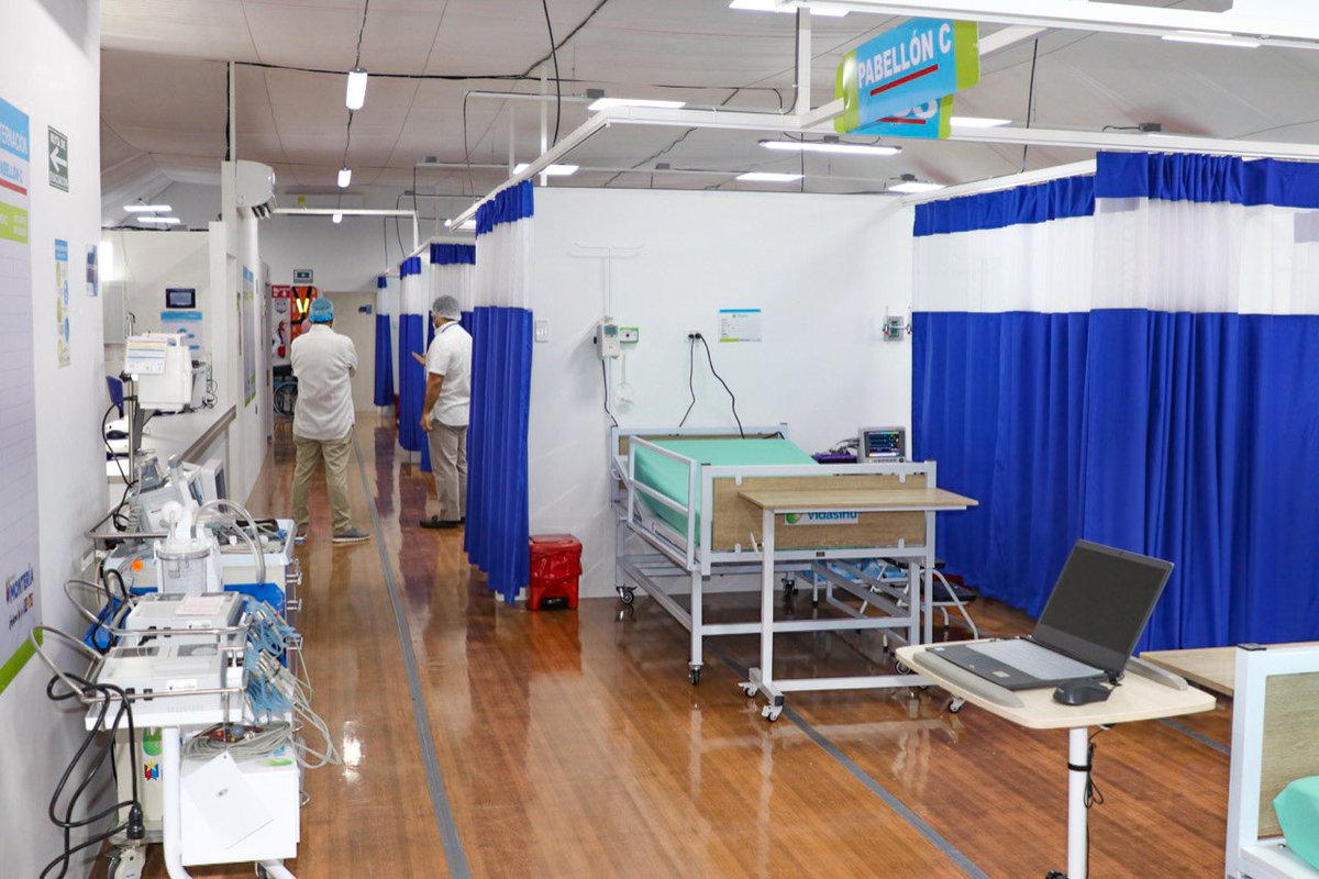 Más de 3 mil pacientes han sido atendidos en el hospital de campaña del ‘Happy’ Lora