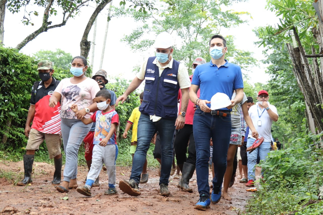 En Montería, dan inicio a construcción de placa huella en el corregimiento San Anterito