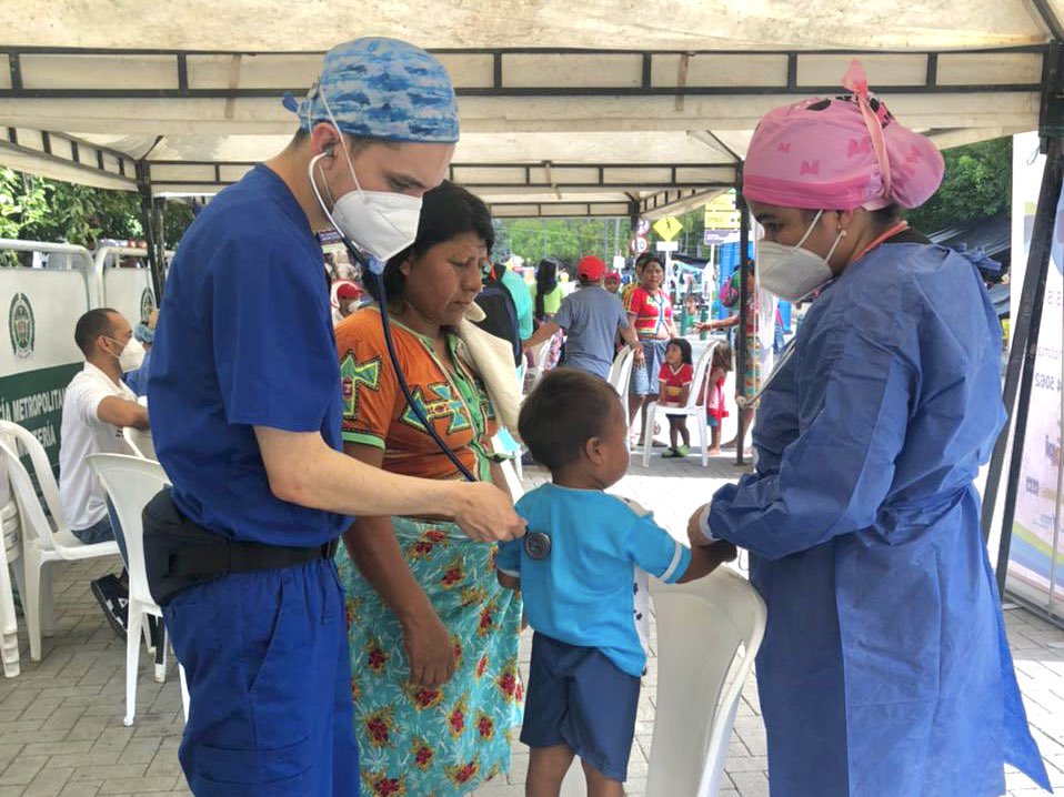 Adelantaron jornada de salud con población indígena en Montería, buscan dectectar casos Covid o de tuberculosis