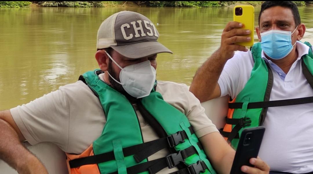 Concejo de Montería sesionó durante un recorrido por el río Sinú