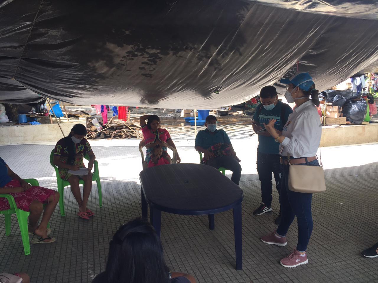 Adelantaron nueva jornada de atención integral con población indígena desplazada en Montería