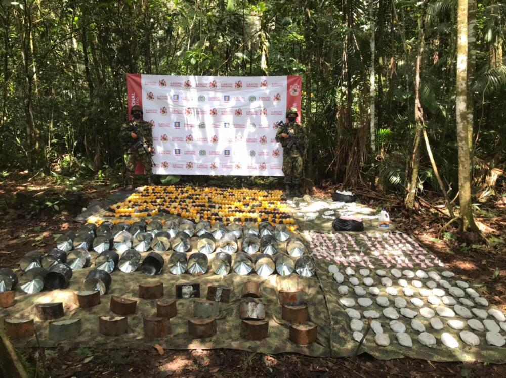 Encuentran caleta del Eln con más de 500 minas antipersona en Antioquia