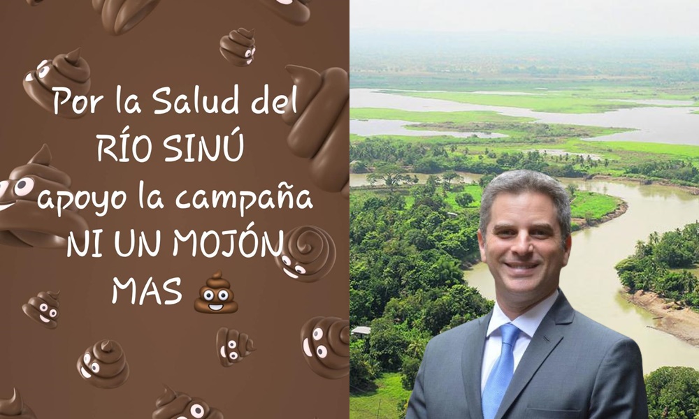 Monterianos están indignados y lanzan campaña “Ni un mojón más al río Sinú”