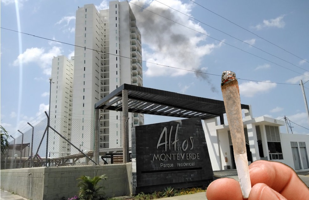 Qué desagradable: habitantes del edificio Altos de Monteverde no soportan el olor a marihuana