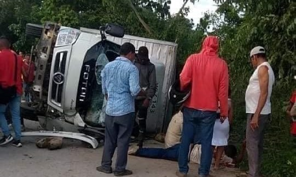 Un herido dejó accidente de tránsito en Ciénaga de Oro
