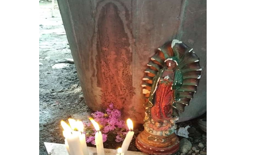 Insólito: en El Retiro de los Indios habría aparecido la silueta de la Virgen de Guadalupe