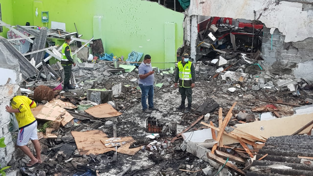 Explosión en La Granja dejó personas heridas y al menos 5 viviendas afectadas
