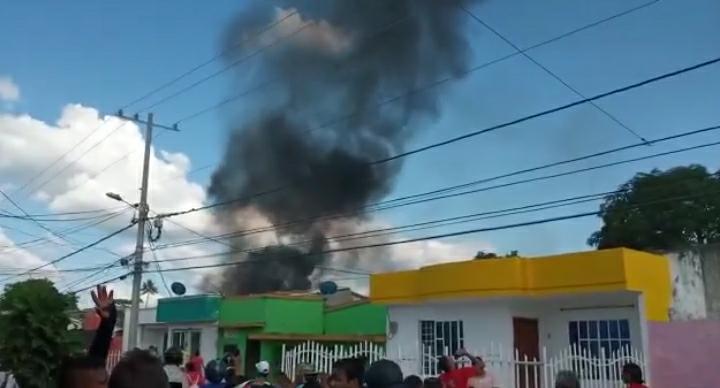 Alarma tras explosión en depósito de pólvora en el barrio La Granja de Montería