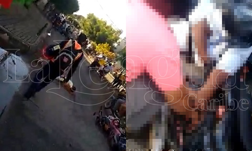 Tres heridos dejó choque de motocicletas en El Centro de Montería