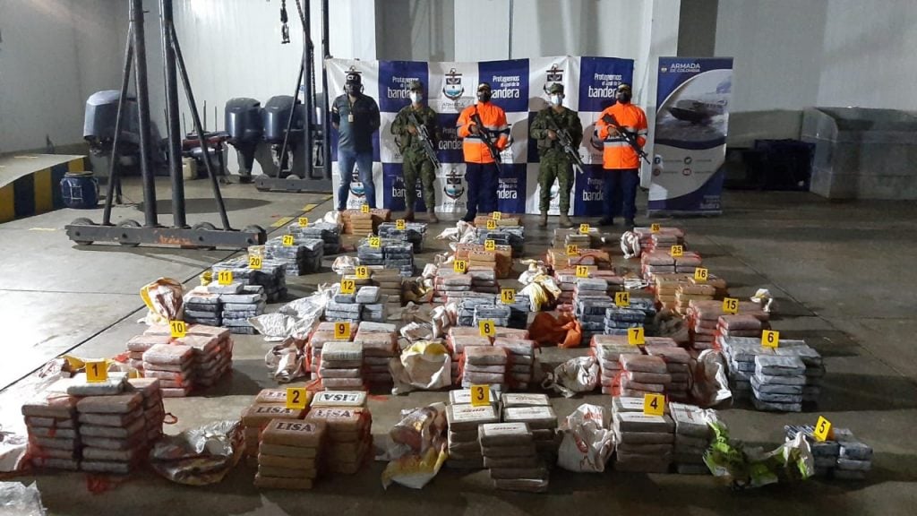 Duro golpe al narcotráfico, encuentran 755 kilos de cocaína en manglares de San Bernardo del Viento