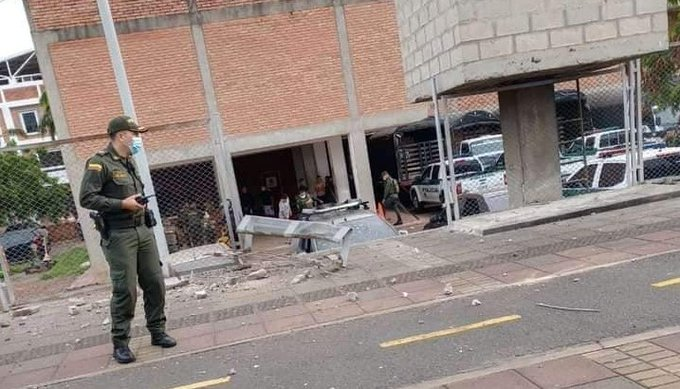 Atentado terrorista contra estación de Policía en Cúcuta deja 12 uniformados y 2 civiles heridos