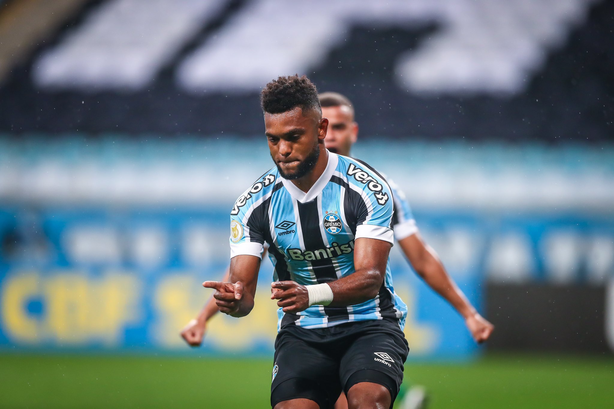 Debut goleador, Miguel Borja marcó su primer tanto con la camiseta de Gremio