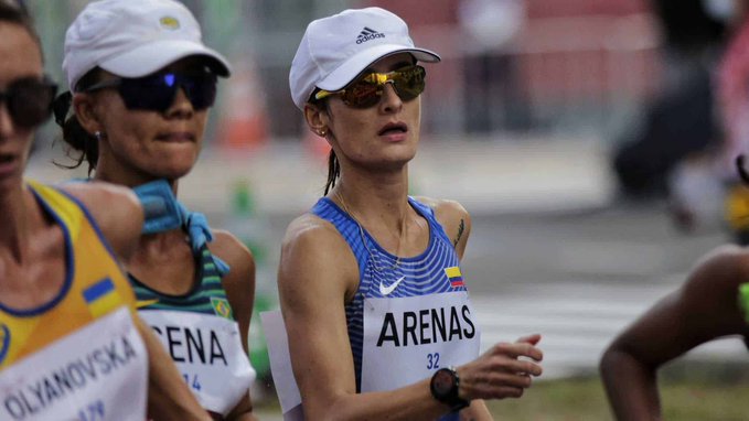 Histórico, la colombiana Sandra Lorena Arenas ganó medalla de plata en la marcha olímpica