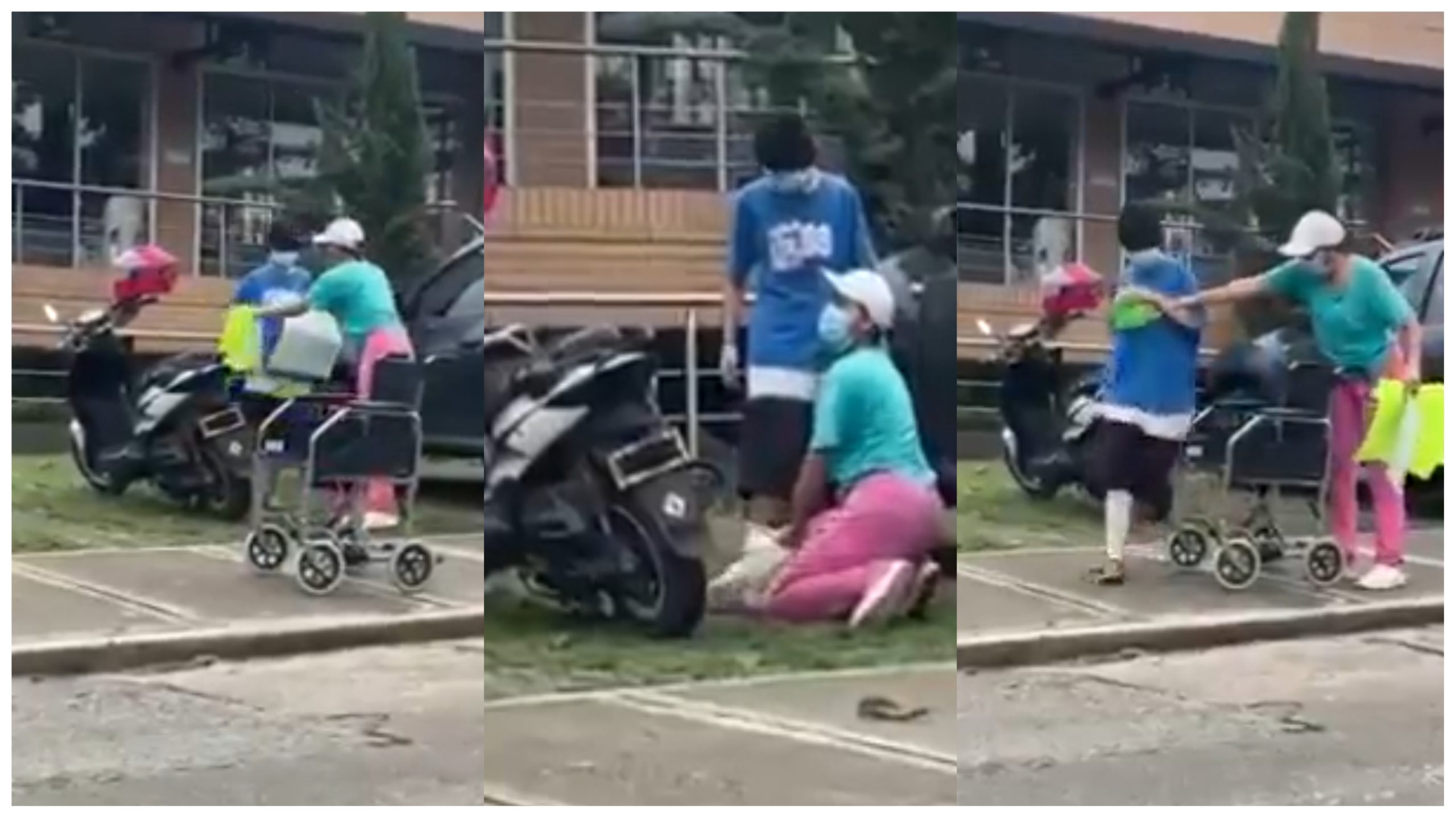 Indignante, madre hacia pasar a su hija por discapacitada para pedir limosna