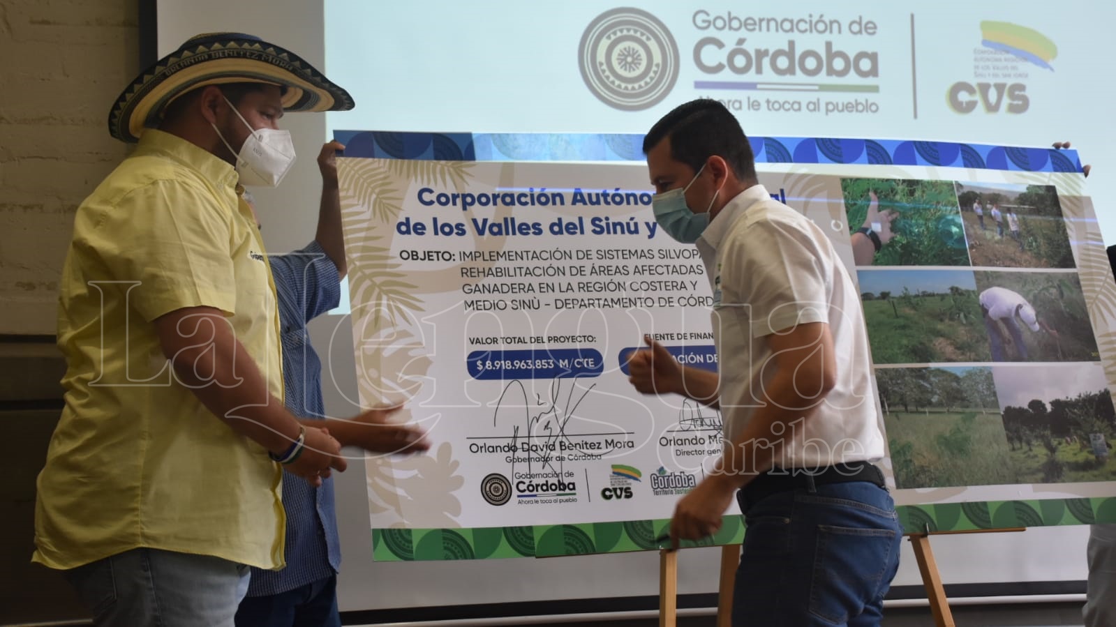 Gobernación de Córdoba y CVS firman convenio para rehabilitar áreas afectadas por la actividad ganadera