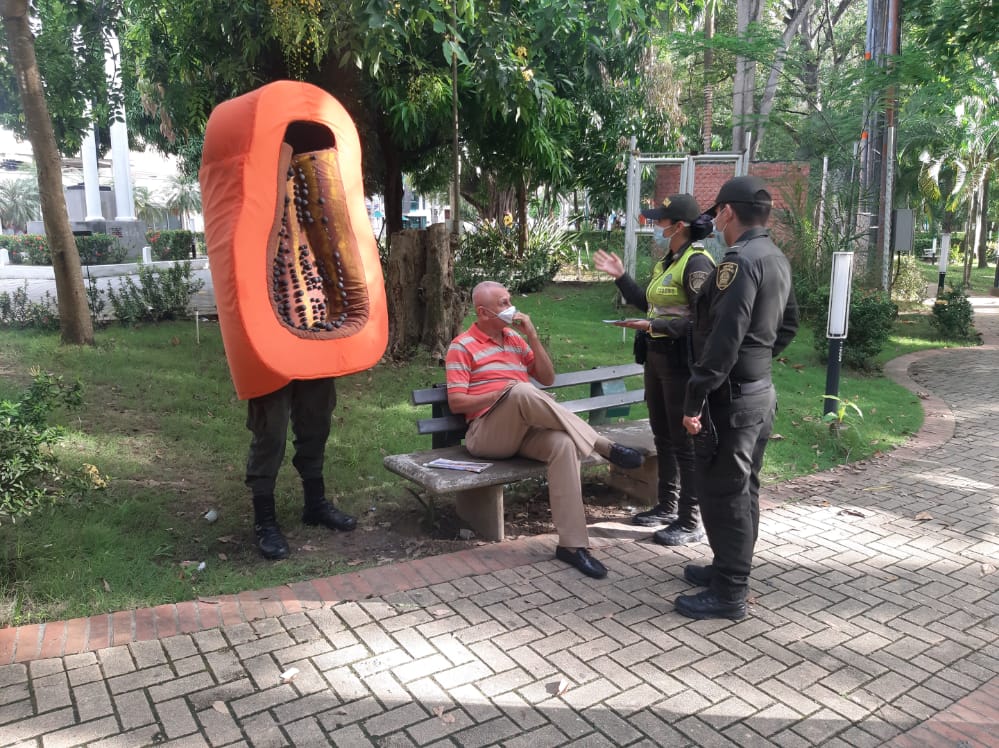 Policía de Montería continúa realizando la jornada ‘No de Papaya’ para prevenir hurtos