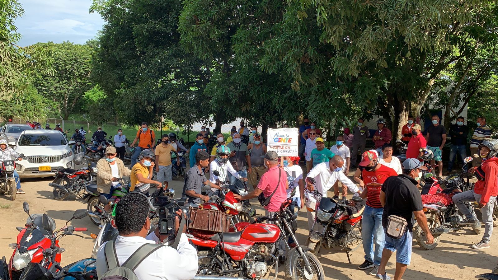 Bloqueos por el pésimo estado de la vía en Sierra Chiquita