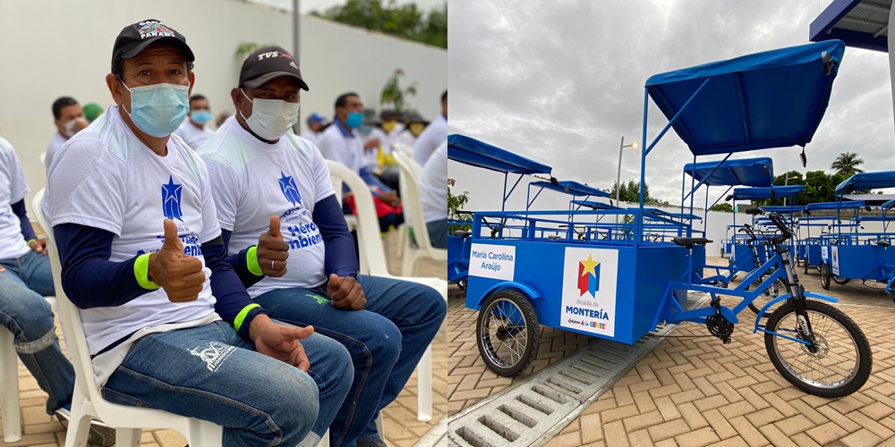 Alcaldía entregó elementos para fortalecer labor de recicladores en Montería