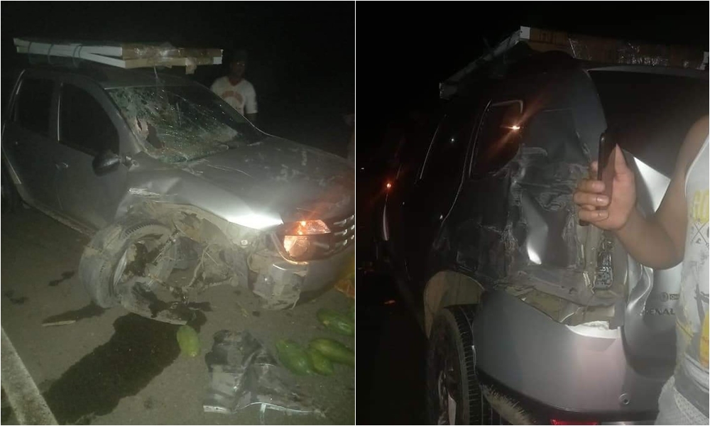 Tres personas resultaron heridas en aparatoso choque entre una camioneta y un tractor en la vía Montería – Tierralta