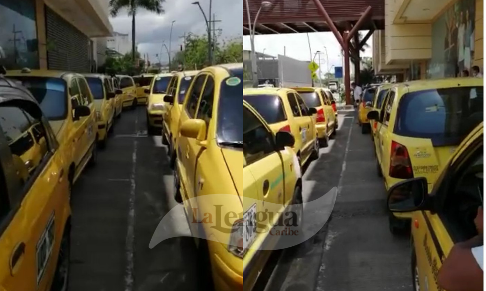 En video: descontento en algunos taxistas por poca afluencia de pasajeros durante el Día sin Carro