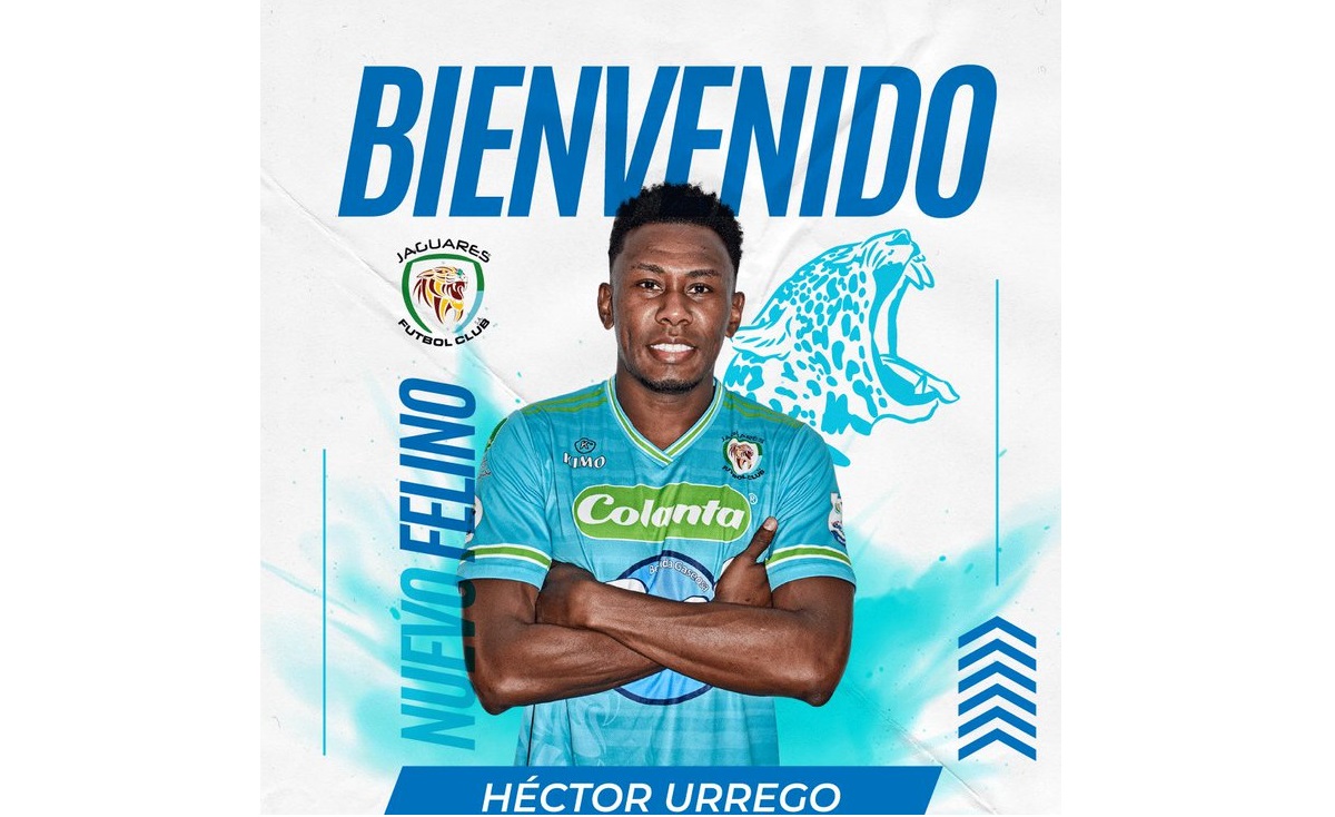 Héctor Urrego, nuevo jugador de Jaguares de Córdoba