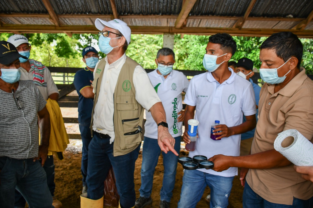 Productores de Nueva Lucía empezaron a mejorar los procesos de inocuidad y calidad de la leche: Unicórdoba