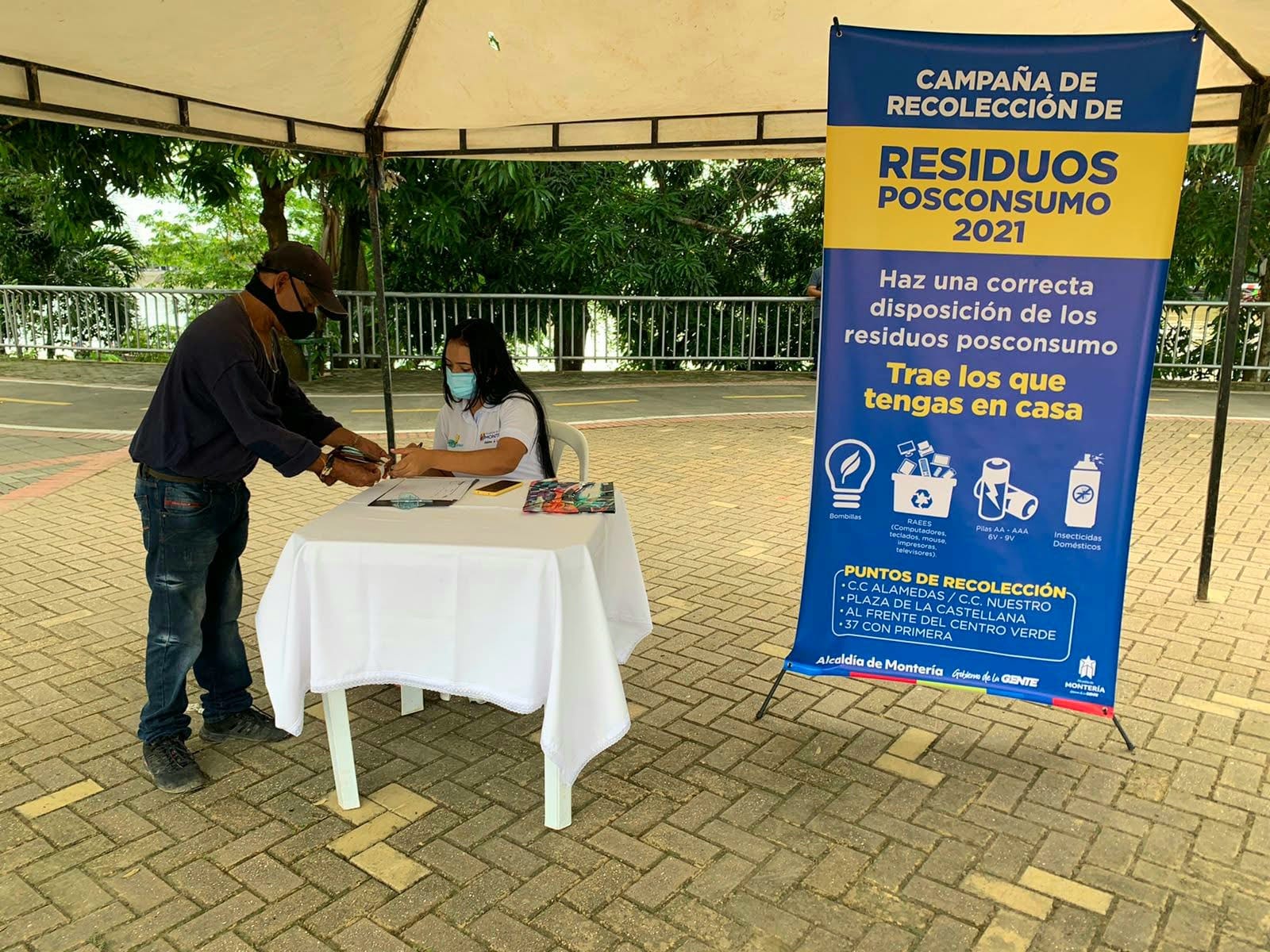 ¡Anímate! Entrega tus residuos posconsumo en los ecopuntos habilitados en Montería