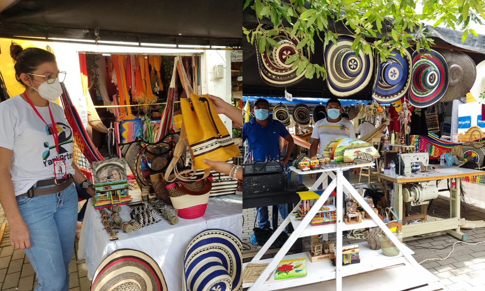 Inició la Feria Comercial y Artesanal del Mercando Central de los Cuatro Patios