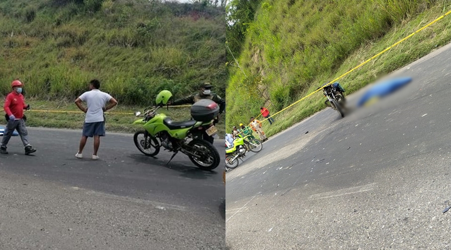 Aparatoso accidente en Ciénaga de Oro dejó un motociclista muerto