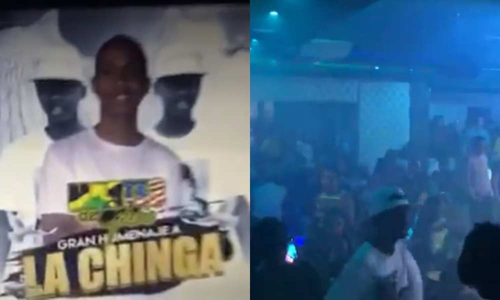 Rechazo en redes por homenaje en discoteca que le hicieron a ‘La Chinga’, abatido cuando atracaba un banco