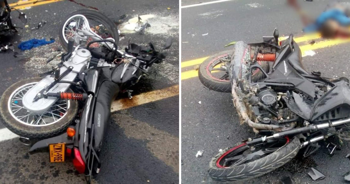 Choque de motos en San Andrés de Sotavento dejó un muerto y dos heridos