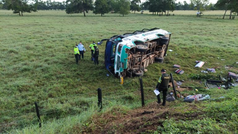 Accidente de tránsito en la vía San Carlos – Cereté dejó una persona muerta