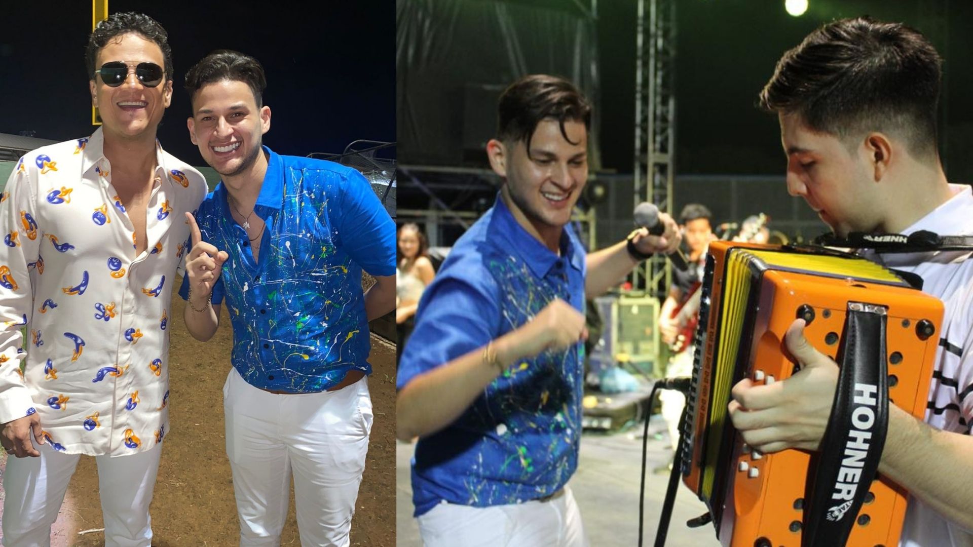 Orgullo monteriano, JuanPa Cabarcas y Camilo Molina, la dupla que abrió el show de Silvestre Dangond en Montería