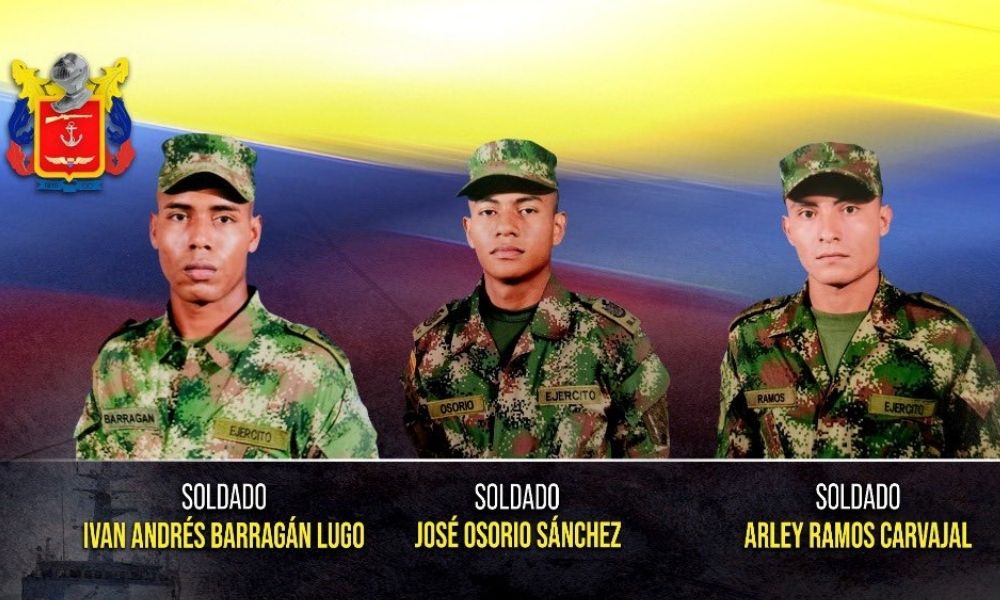 Estos son los tres militares muertos en ataque del Clan del Golfo en Urabá