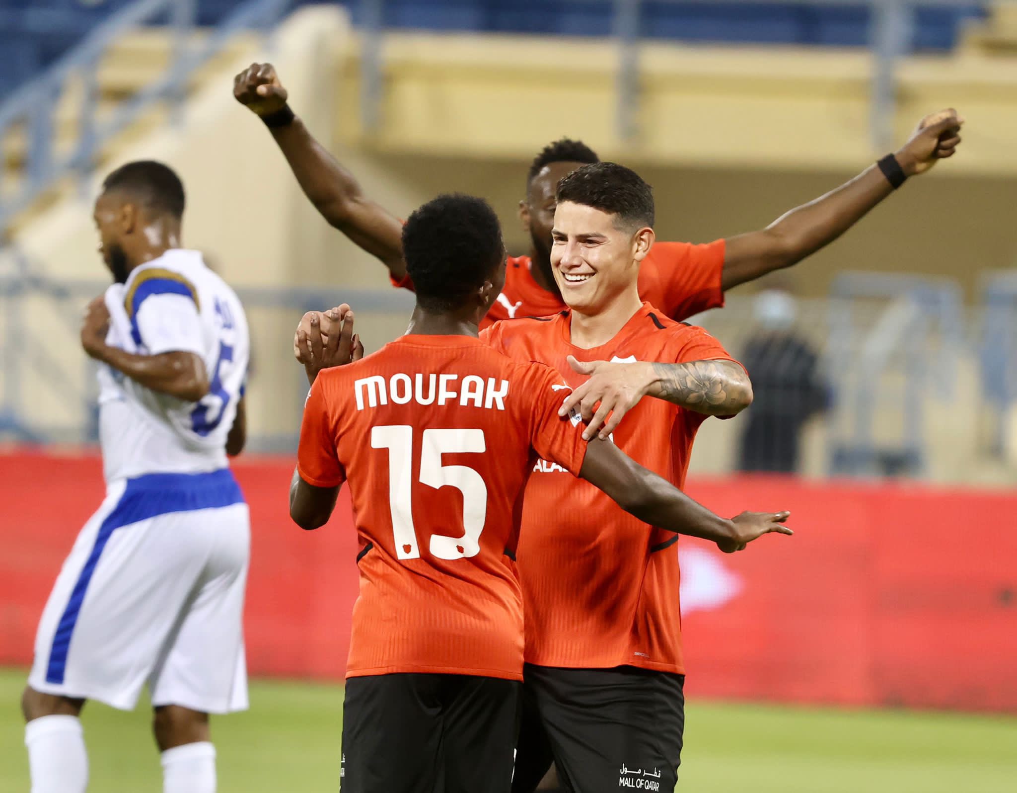 En video, James Rodríguez anotó su primer gol con la camiseta del Al-Rayyan de Catar