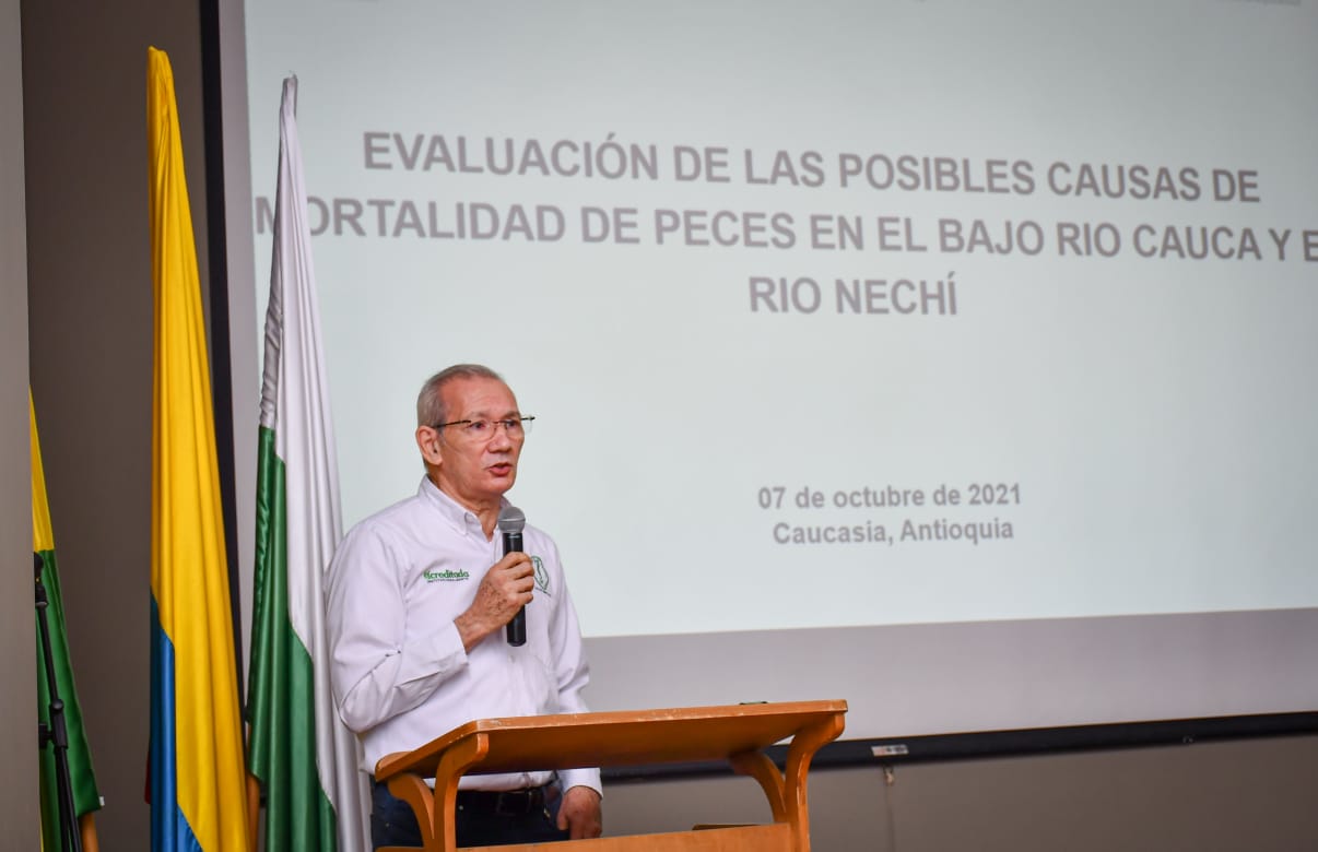 Mortandad de peses en los ríos Cauca y Nechí es el resultado de la contaminación por metales pesados: Unicor