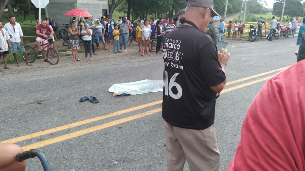 Motociclista murió en accidente de tránsito en San Carlos