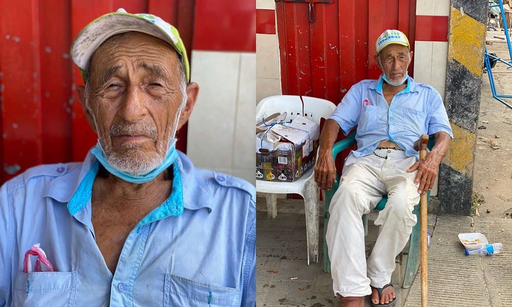 Urgente, abuelito en condición de abandono pide ser llevado a un asilo en Montería