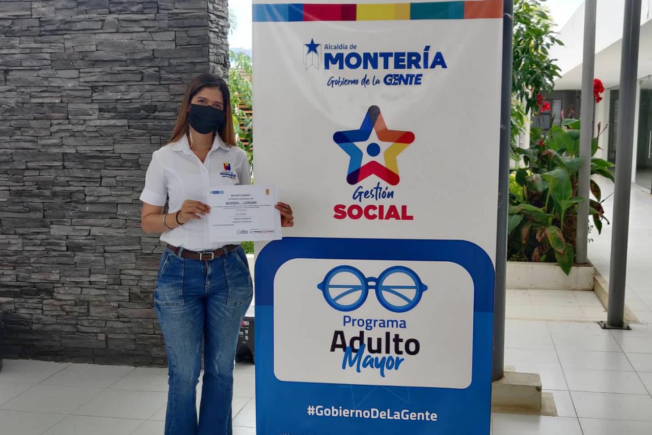 Por buen manejo, hacen reconocimiento al Programa Adulto Mayor de Montería