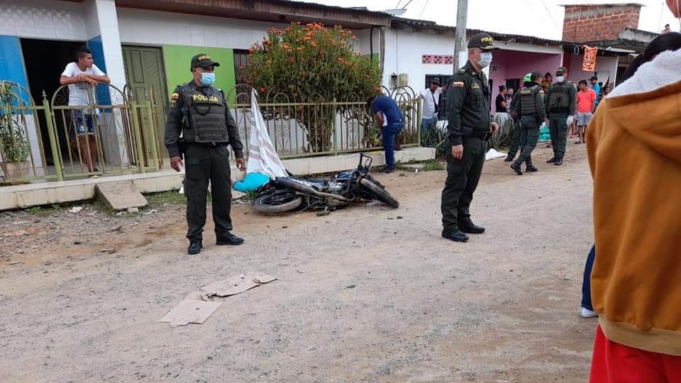 Motociclista murió tras chocar contra el muro de una vivienda en Tierralta