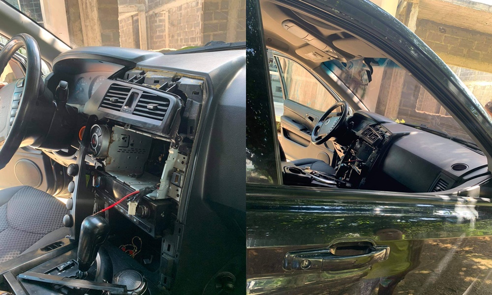 ‘Rompe vidrios’ siguen haciendo de las suyas en Lorica, robaron pasacintas de un carro