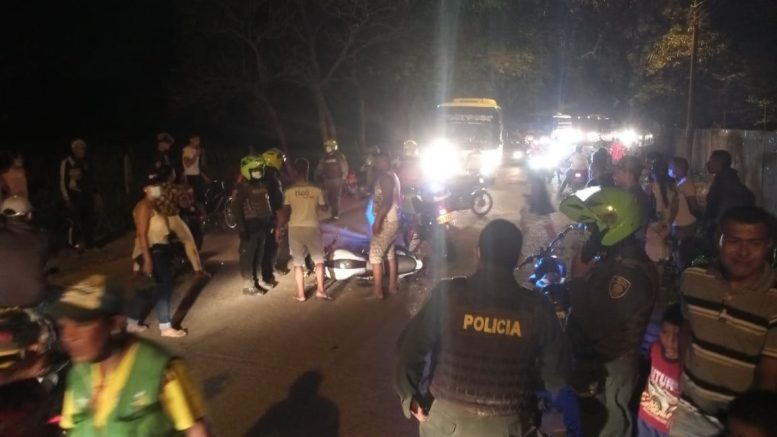 Accidente de tránsito en Cereté dejó un hombre herido