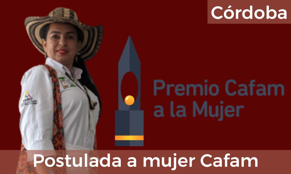 Ruth Cruz Villarraga es postulada como Mujer Cafam Córdoba 2021-2022